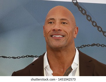 Dwayne Johnson at the World premiere of 'Fast & Furious Presents: Hobbs & Shaw' held at the Dolby Theatre in Hollywood, USA on July 13, 2019.