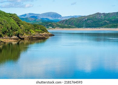 Dwyryd Estuary In Gwynedd, North Wales, UK