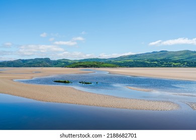 Dwyryd Estuary In Gwynedd, North Wales, UK