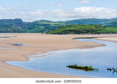 Dwyryd Estuary In Gwynedd, North Wales, UK