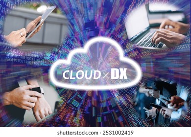 DX realization image by cloud server