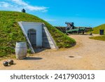 Dybbol Banke historical site commemorating war between Prussia and Denmark in 1864 near Sonderborg, Denmark