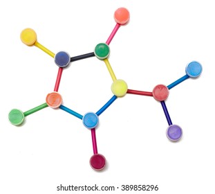 Dye and crayons