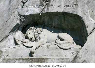 Dying Lion Monument, Lucerne, Switzerland