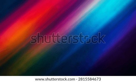 A dynamic abstract background featuring diagonal streaks of red blue and purple light with a soft motion blur effect