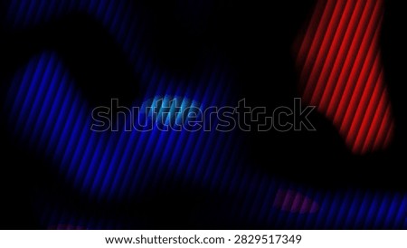 Dynamic Abstract Neon Curves Pattern, pink blue glowing light trails and striped texture on black wallpaper