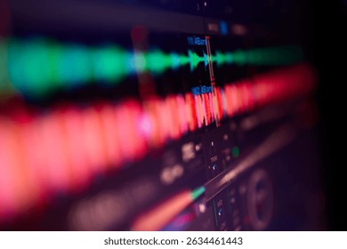 Dynamic Audio Waveform Analysis and Detailed Visualization for a Creative Process