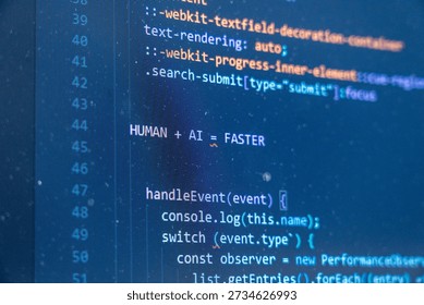 Dynamic Coding with AI Efficiency Slogan