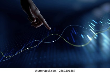 Dynamic Data Visualization with Market Trends and Analytics.