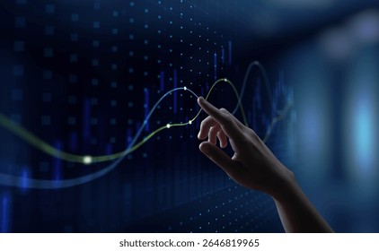 Dynamic Data Visualization with Market Trends and Analytics.
