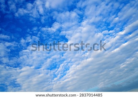a dynamic low-angle view of the sky where a fluffy mass of white clouds smoothly transitions into denser cloud layers, filling the space with bright sunny radiance