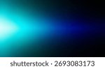 A dynamic mosaic pattern transitions from vibrant teal to deep indigo. A bright, luminous accent on the left creates a sense of movement and depth.
