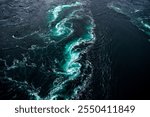 Dynamic Ocean Currents are Creating Beautiful Spirals in the Deep Water of the Ocean Sea