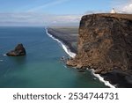 Dyrholaey lighthouse (1927), west Vik. Sudurland, South Iceland