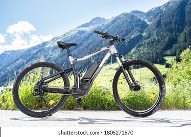 E Bike Bicycle In Austria. Mountain Ebike