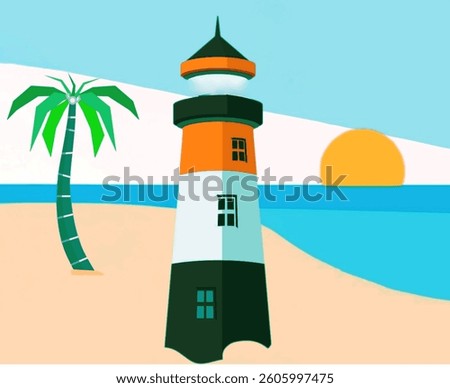 each Lighthouse Seashore View Structure River Sky.