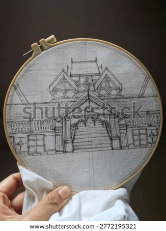 Each stitch reflects a deep devotion to Buddhist art and architectural heritage.