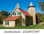 Eagle Bluff Lighthouse in Peninsula State Park, Fish Creek, Door County, Wisconsin