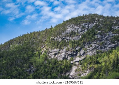 Eagle Cliff at Franconia Notch State Park in New Hampshire United States