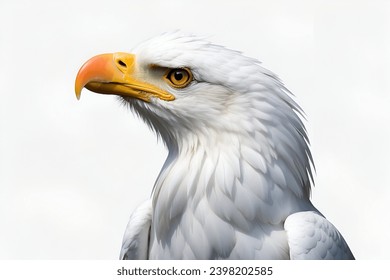 Eagle Face,The eye of a bald eagle,Nictitating membrane closed on the eye of a bald eagle
