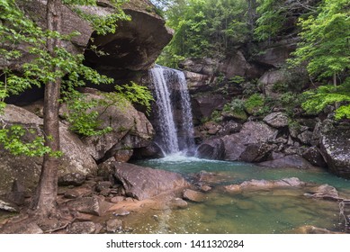 Eagle Falls, in Cumberland Falls State Resort Park, near Corbin, Kentucky.