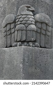 An Eagle On The Monumento A La Revolución, A Landmark And Monument Commemorating The Mexican Revolution, Located In Plaza De La República.