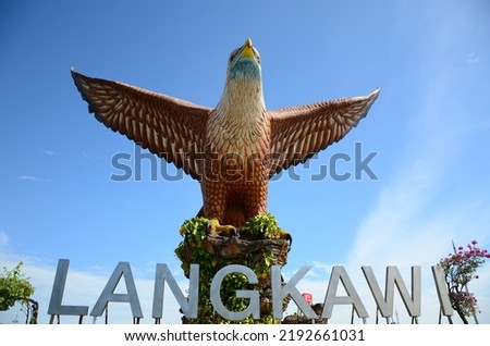 Eagle Square in Langkawi from below