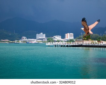 Eagle statue, symbol of Langkawi island, Malaysia - Shutterstock ID 324809012