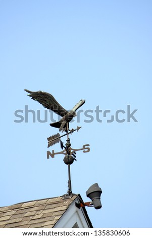 Eagle weather vane