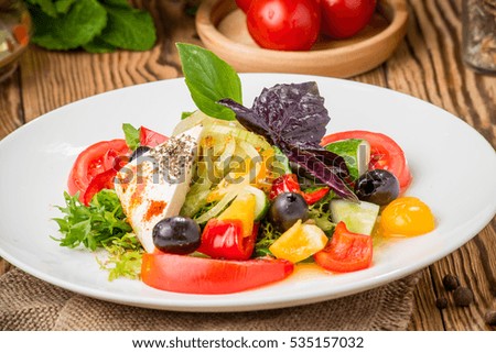 ealthy food, beautiful and tasty food on a plate