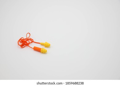 Ear Plugs Are Used For Protection. When Working In A Noisy Environment