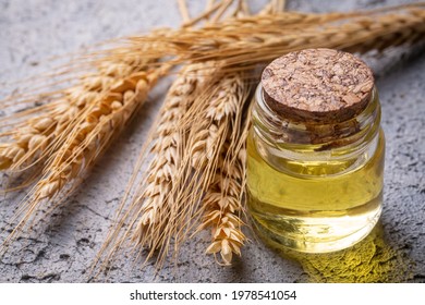 Ear of wheat and oil