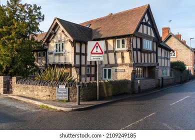 Eardisley, Herefordshire, Uk, 18 January 2022, Classic Timber Frame House