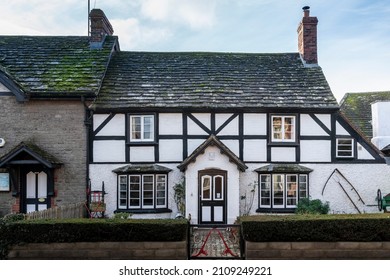 Eardisley, Herefordshire, Uk, 18 January 2022, Classic Timber Frame House