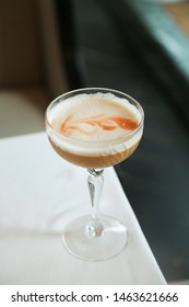 Earl Grey Cocktail With Egg White