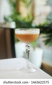 Earl Grey Cocktail With Egg White