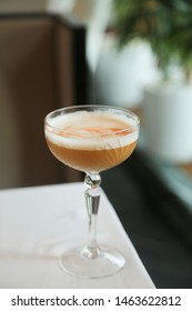 Earl Grey Cocktail With Egg White