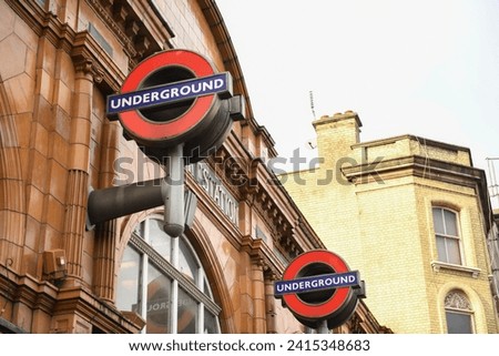 Earls Court Underground Station London England