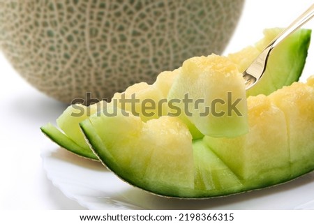 Earl's melon sliced on a plate