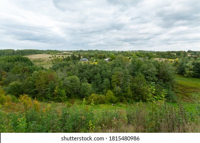 Early Autumn In Rural Area Of Izborsk, Russia.