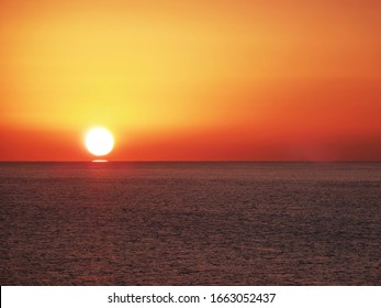 Early dawn over a calm sea. Dawn calm - Shutterstock ID 1663052437