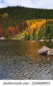 Early Fall On The Hills Around Bear Lake, Rocky Mountain National Park, Estes Park, Colorado, USA