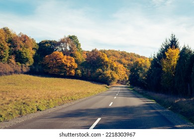 Early Fall Scenery In The Mecsek Woodlands Near Pécs, Hungary