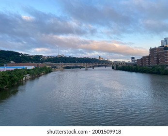 Early July Sunrise Monongahela River Pittsburgh