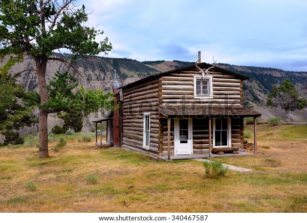 Early Mail Carriers Cabin Sits Area Stock Photo Edit Now 340467587