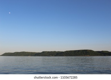 Early Moon On Lake Pepin