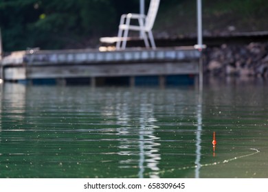 Early Morning Fishing On Smith Mountain Lake In Virginia