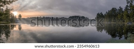 Similar – Image, Stock Photo Boat, mirrored Reflection