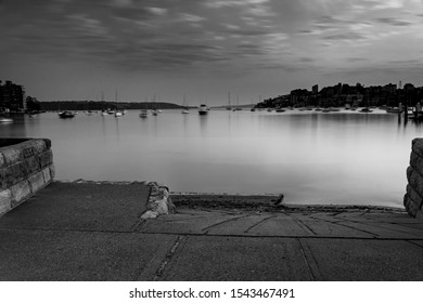 Early Morning Looking Across Double Bay In Sydney