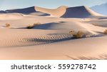 Early Morning at the Mesquite Flat Sand Dunes. Death Valley National Park, California, USA.